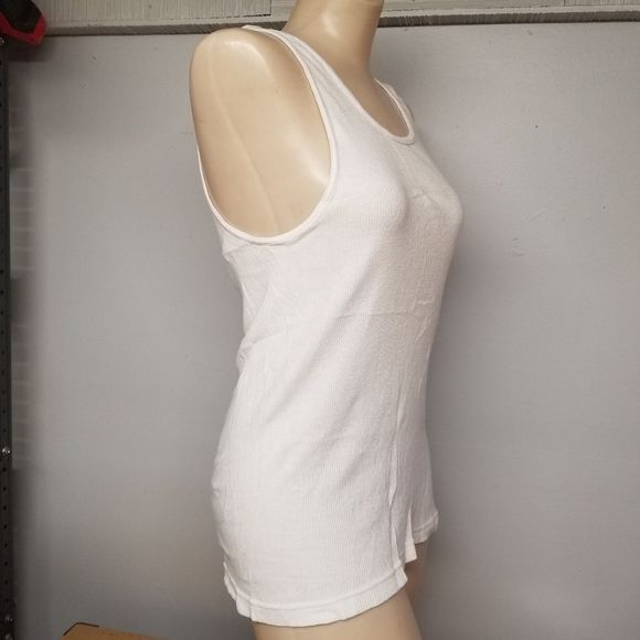 A-shirt tank top beater undershirt medium mens 34-36 white - Picture 3 of 7